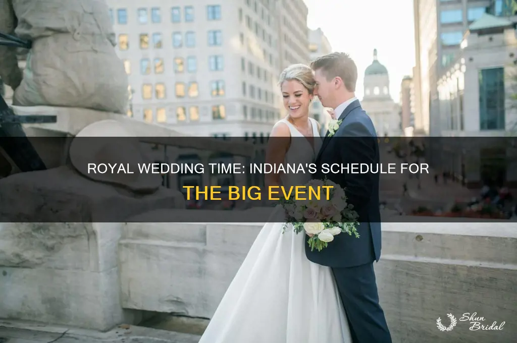 what time is royal wedding indiana time