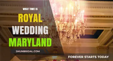 Maryland's Royal Wedding: Start Time and Celebration Details Revealed