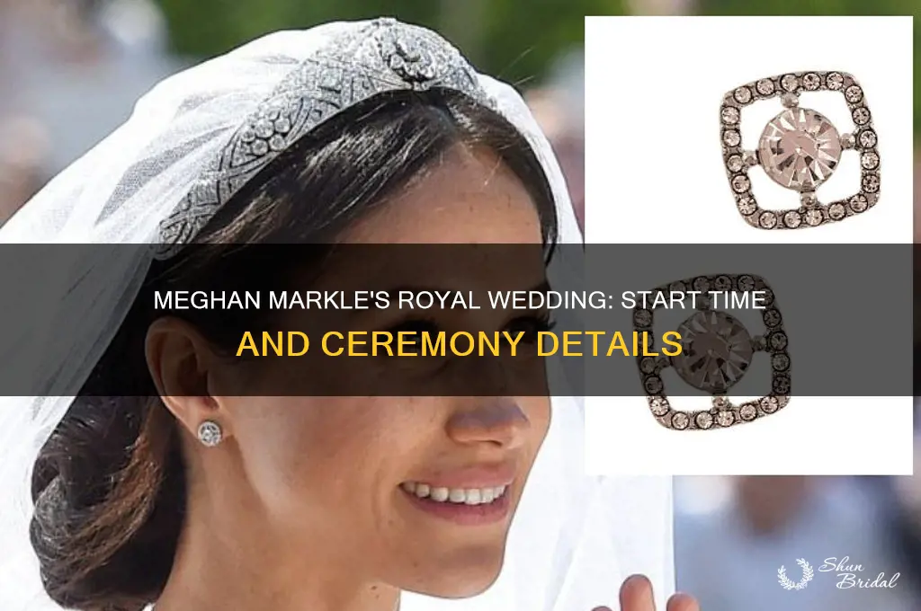 what time is royal wedding of markel