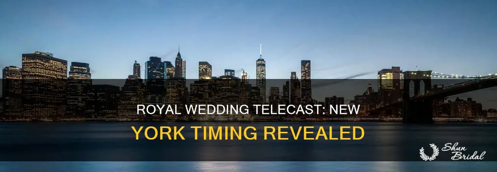 what time is roysl wedding telev7in nee york