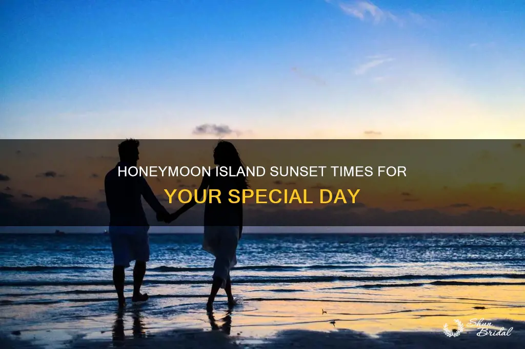 what time is sunset at honeymoon island