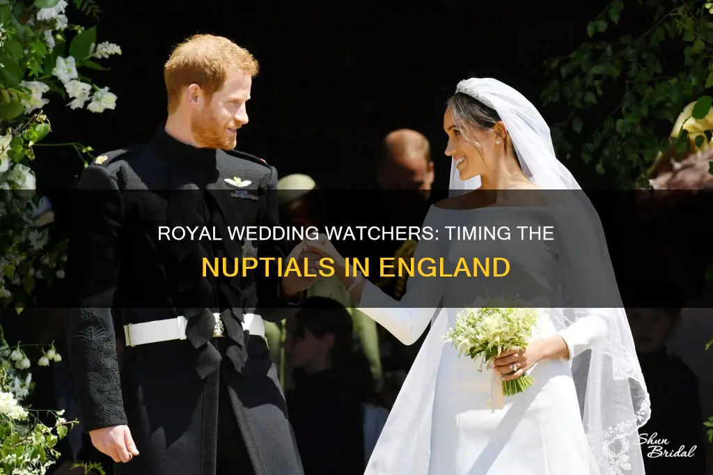 what time is tbe rotal wedding in england