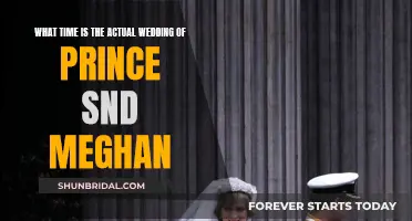 The Royal Wedding: Prince and Meghan's Ceremony Time
