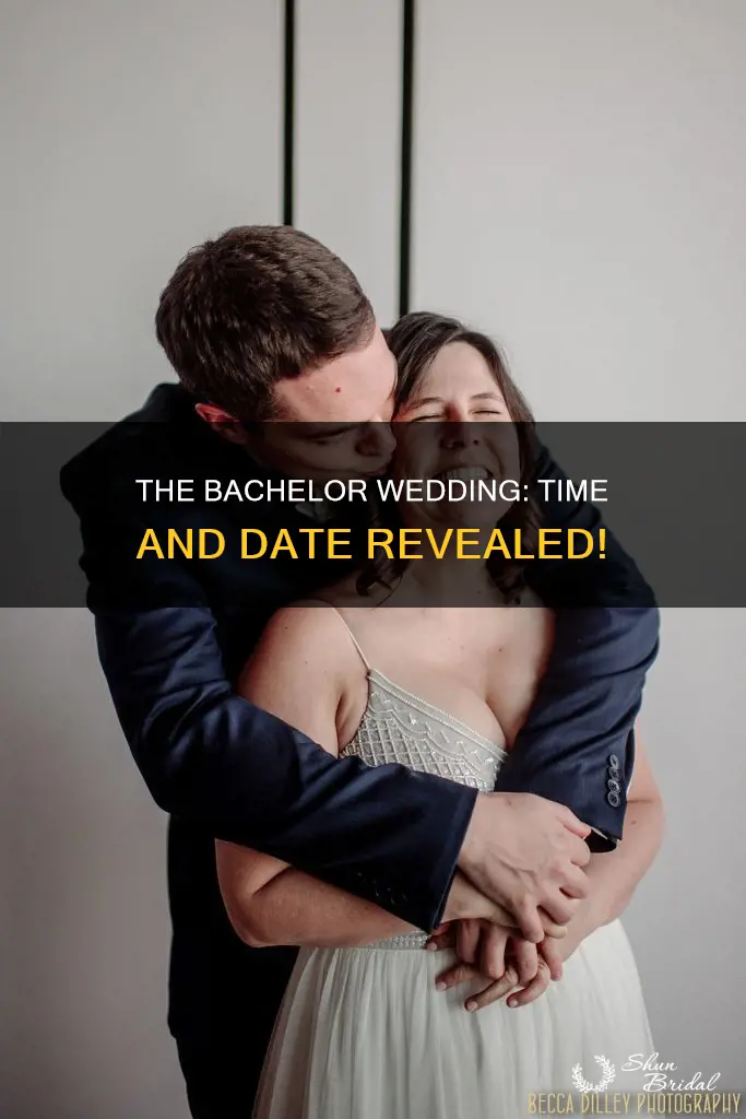 what time is the bachelor wedding on thursday