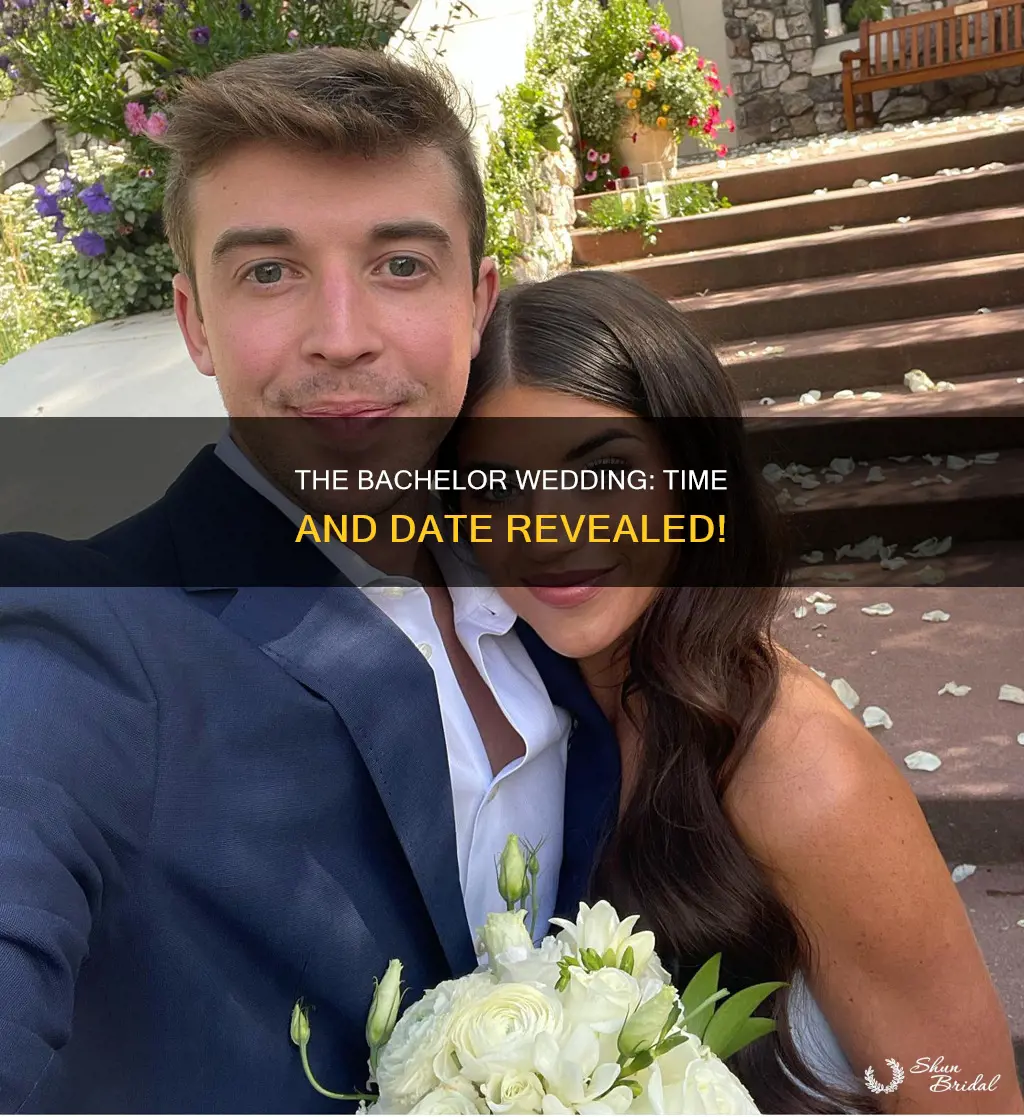 what time is the bachelor wedding tonight