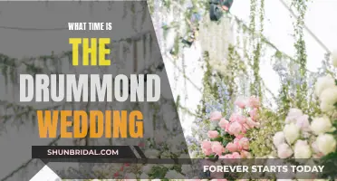 The Drummonds' Wedding: Time and Details Revealed