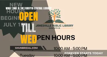 Central Library's Extended Hours on Wednesdays