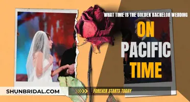 Golden Bachelor Wedding: Pacific Time Zone Schedule