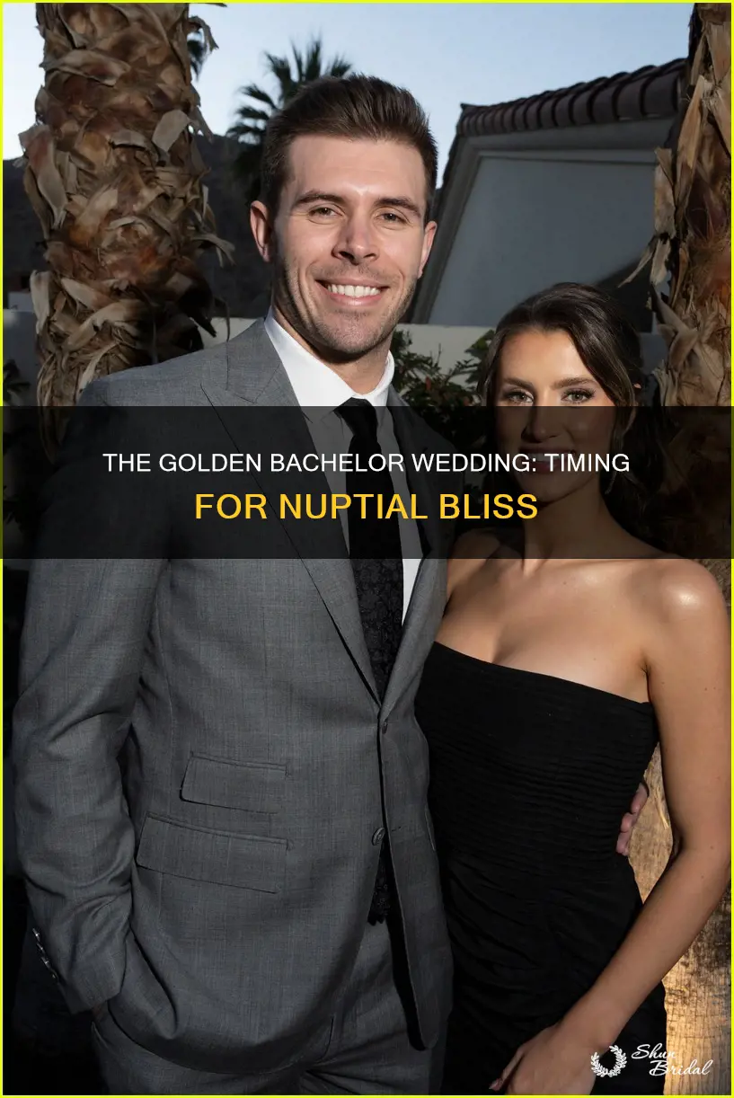 what time is the golden bachelor wedding