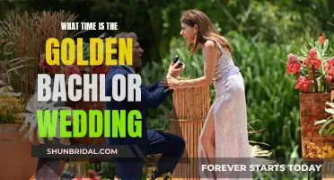 The Golden Bachelor Wedding: Timing and Details