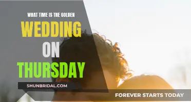 Golden Wedding Time: Thursday's Primetime Event