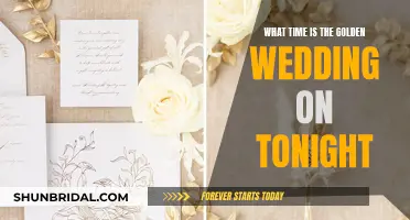 Golden Wedding Air Time: When to Watch Tonight