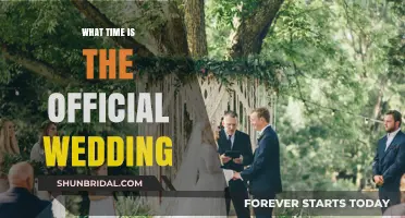 Official Wedding Time: When to Arrive and Celebrate the Big Day