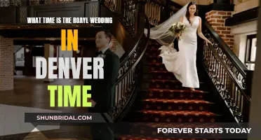Denver Time for the Royal Wedding