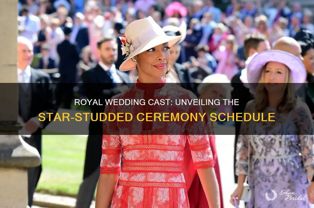 what time is the royal wedding cast