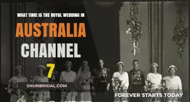 Royal Wedding Australia: Channel 7 Broadcast Time Guide
