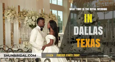 Dallas Royal Wedding: Start Time and Celebration Details Revealed