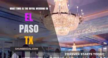 El Paso Royal Wedding: Start Time and Celebration Details