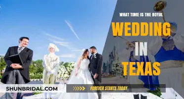 Texas Royal Wedding: Start Time and Celebration Details Revealed