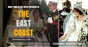 East Coast Royal Wedding Time: When to Tune In