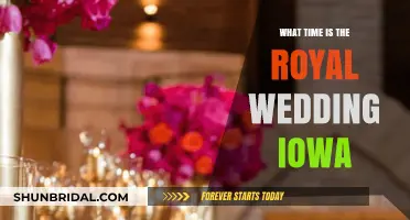Iowa's Royal Wedding: Start Time and Viewing Details Revealed