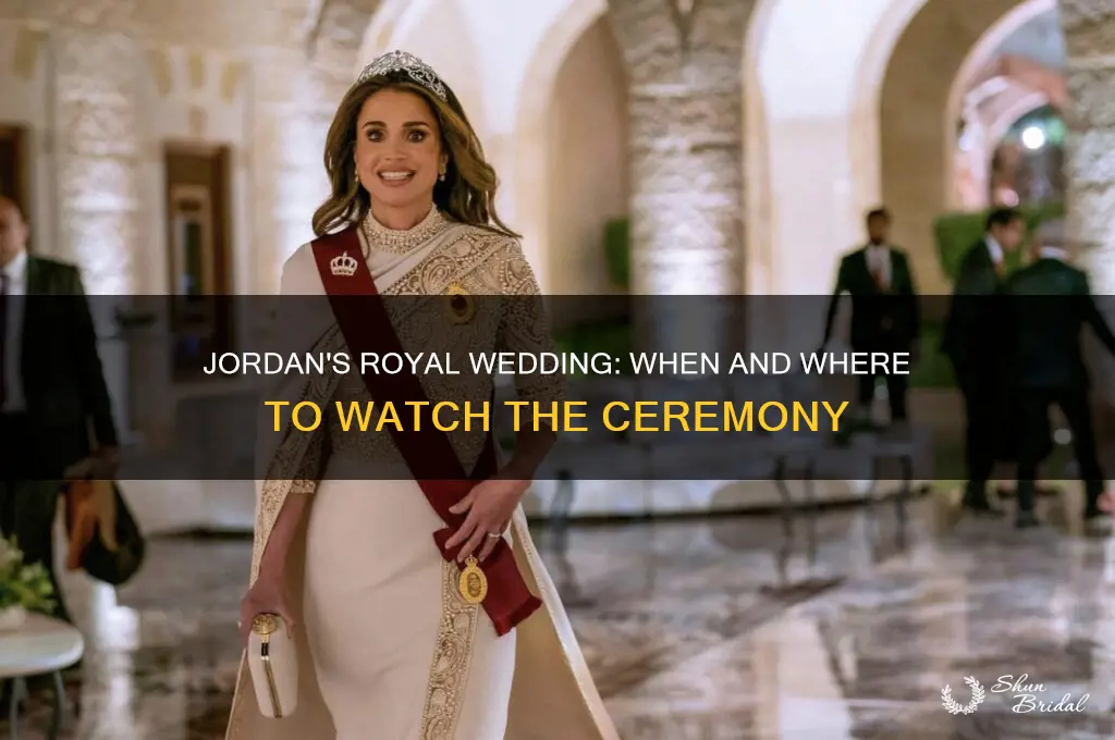 what time is the royal wedding jordan