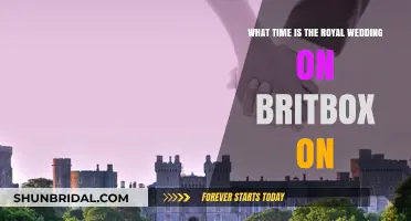Royal Wedding Viewing Guide: BritBox Timing and Details