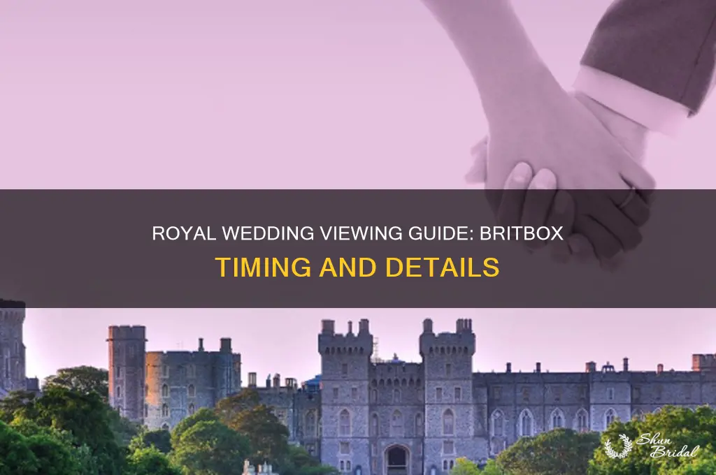 what time is the royal wedding on britbox on