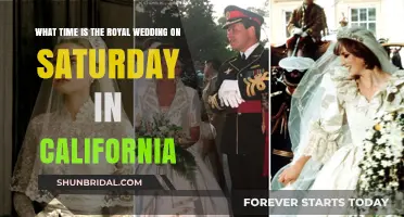 California Royal Wedding Time: When to Tune In on Saturday
