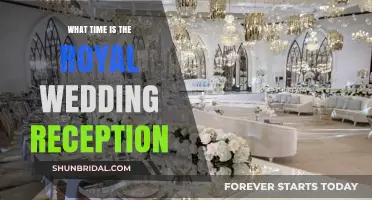 Royal Wedding Reception Timing: When the Celebration Begins