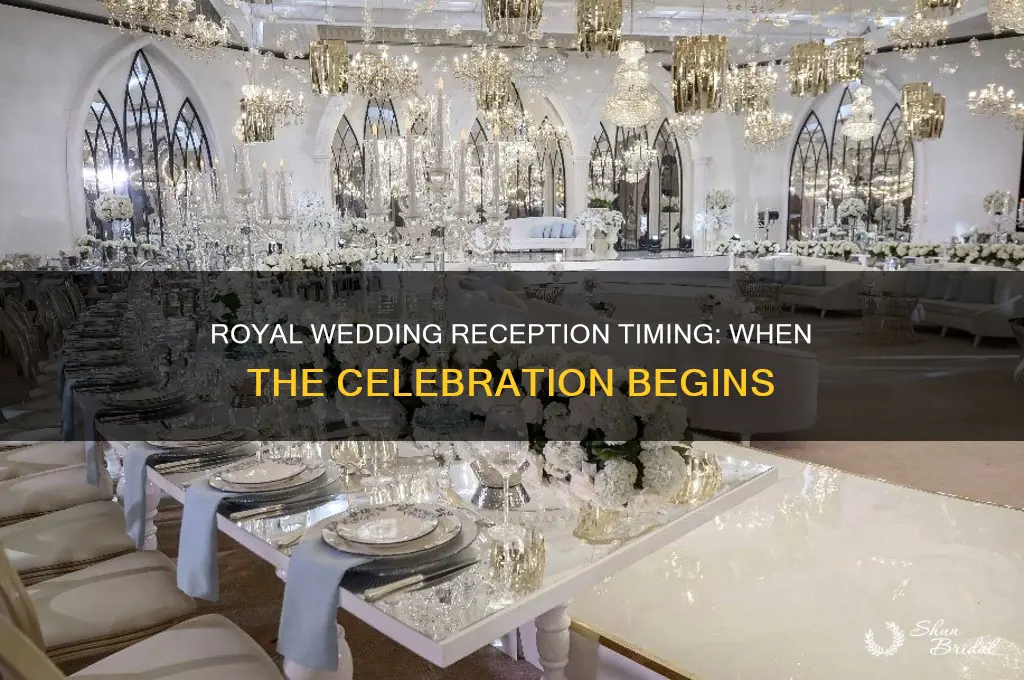what time is the royal wedding reception