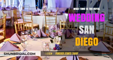 San Diego Royal Wedding: Start Time and Celebration Details