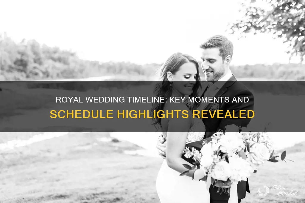 what time is the royal wedding timeline