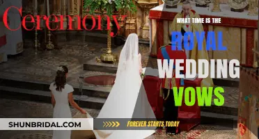 Royal Wedding Vows: Exact Time and Ceremony Details Revealed