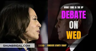 VP Debate Time: When to Tune In on Wednesday