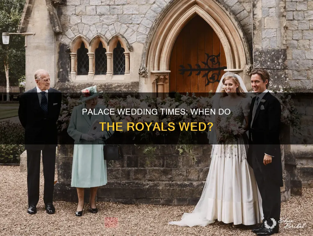 what time is the wedding at buckingham palace