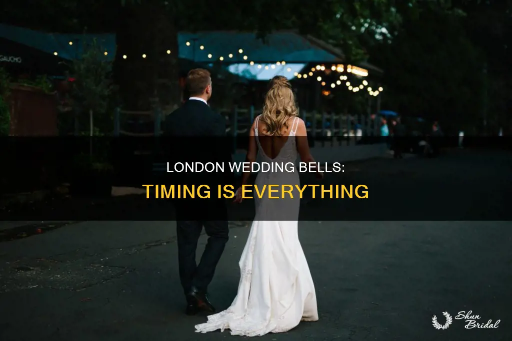 what time is the wedding beginning in london on sat