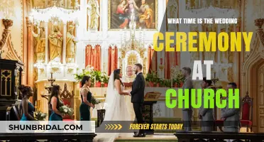 Church Wedding Ceremony Timing: When to Arrive for the Vows
