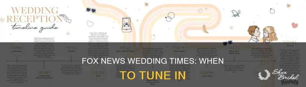 what time is the wedding foxnews