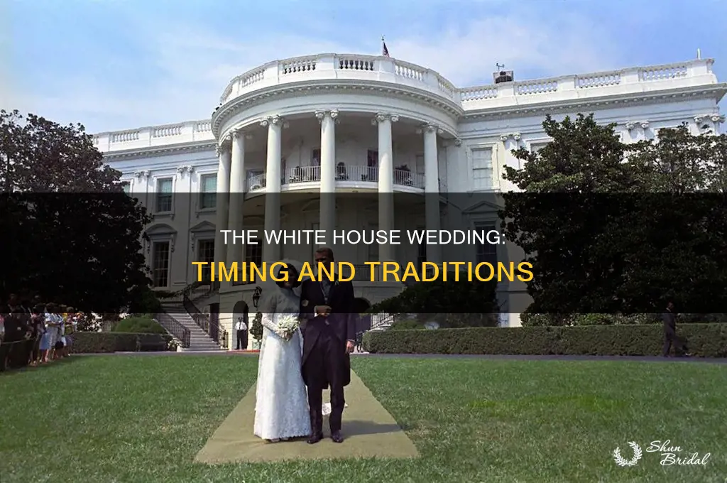 what time is the white house wedding