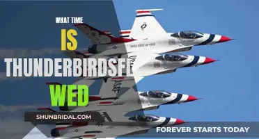 Thunderbirds Flying Schedule: Timing the Iconic Display