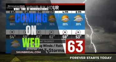 Thunderstorms Imminent: When to Expect Them on Wednesday