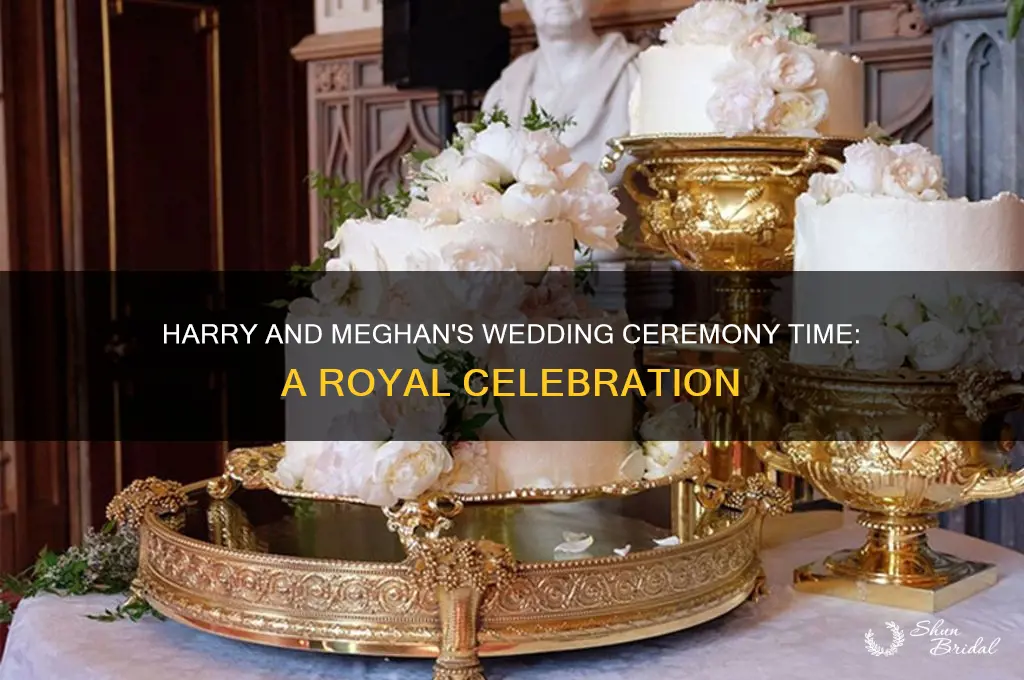 what time is wedding ceremony harry and meghan