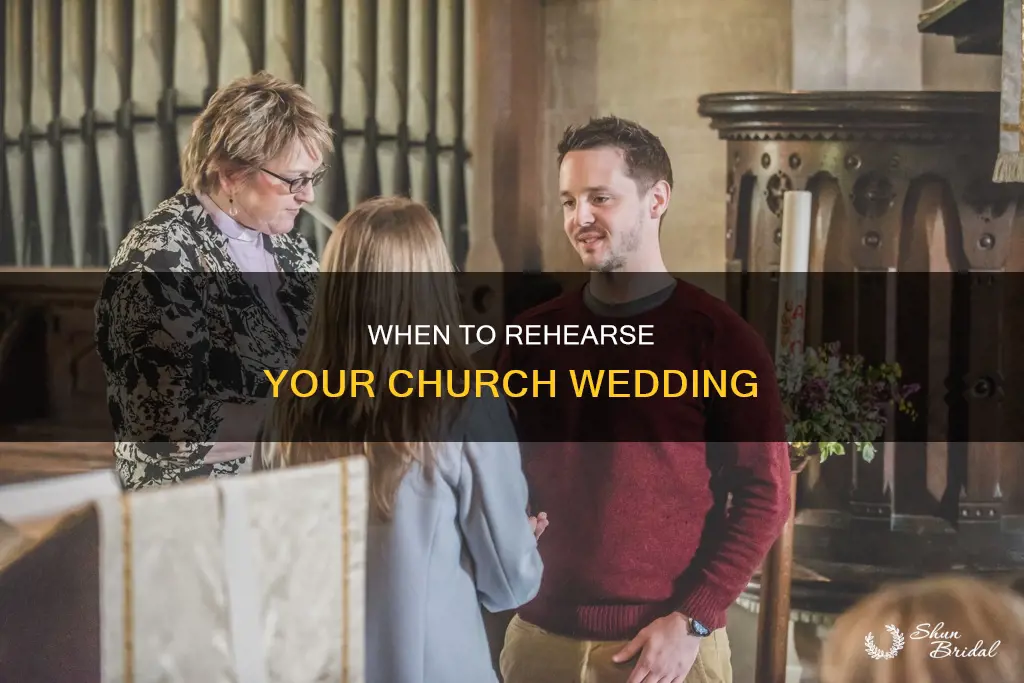 what time is wedding rehearsal at church