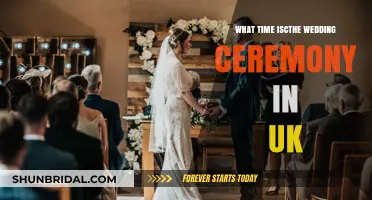 UK Wedding Ceremony Timing: When Does the Celebration Begin?