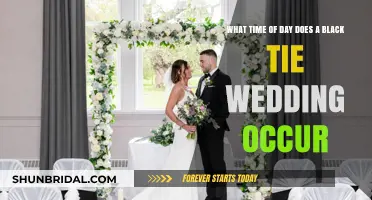 When to Host a Black Tie Wedding: Timing Tips for Elegance