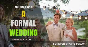 Elegant Evening or Afternoon Charm: Timing Your Formal Wedding