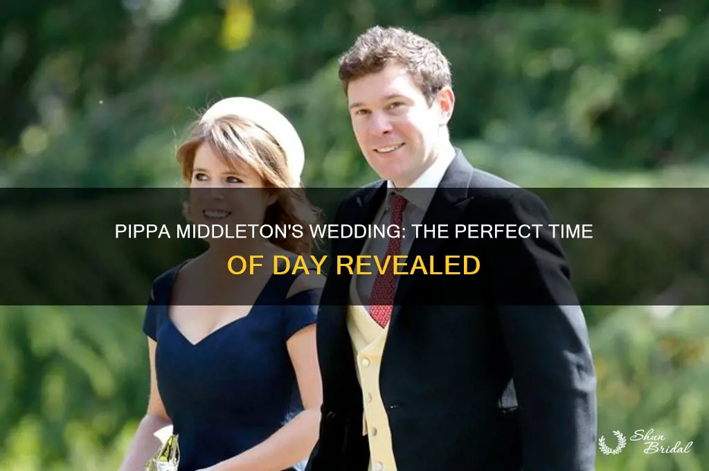 what time of day is pippa middleton wedding
