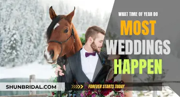 The Peak Season for Weddings: Timing the Nuptials