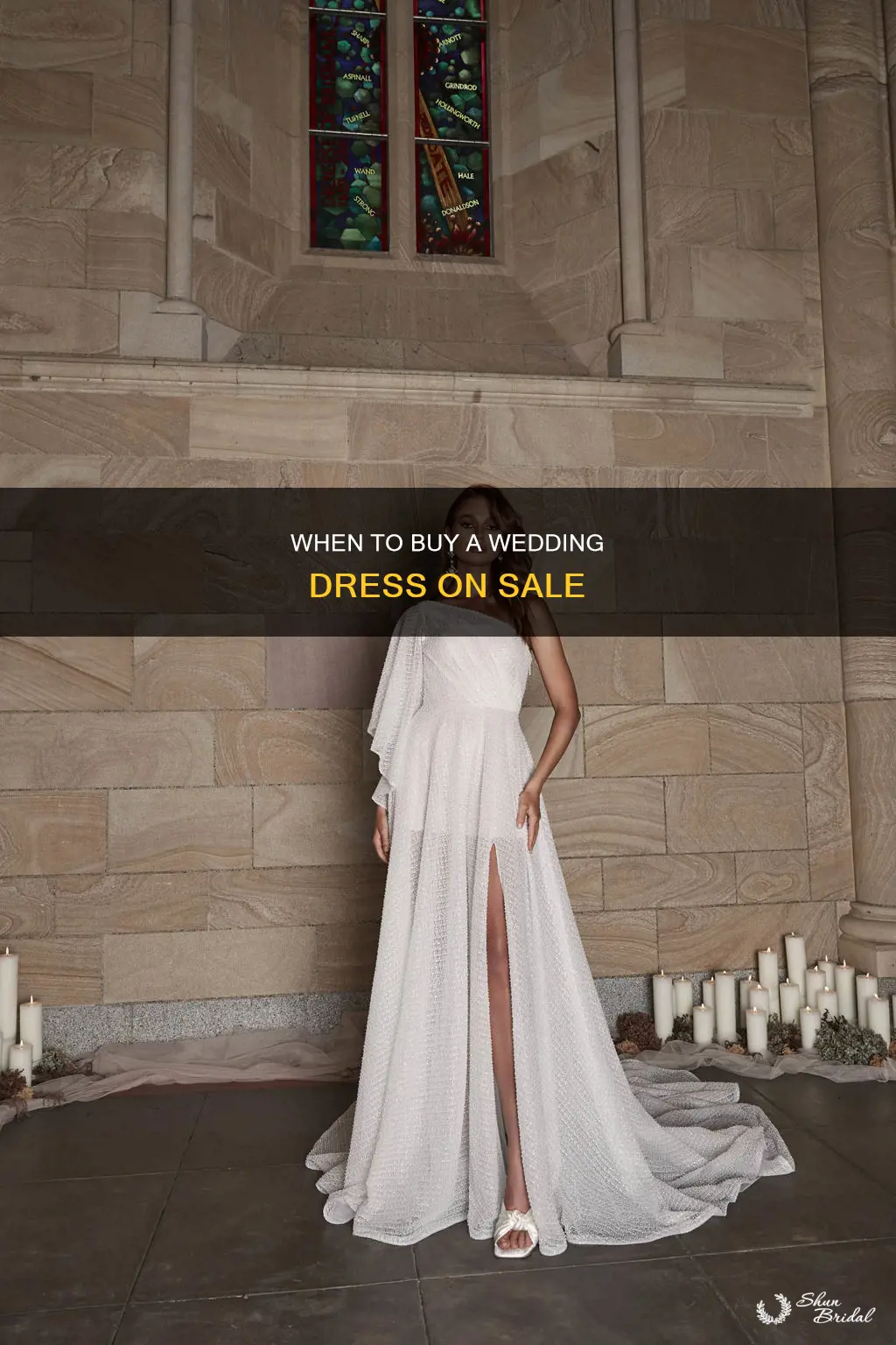 what time of year do wedding dresses go on sale